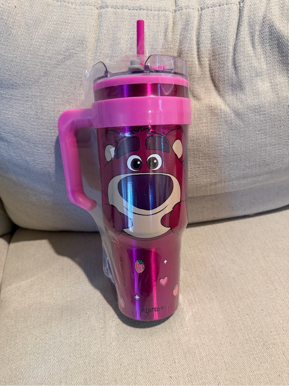 Lotso Toy Story Oxxo Tumbler Cup New Pink